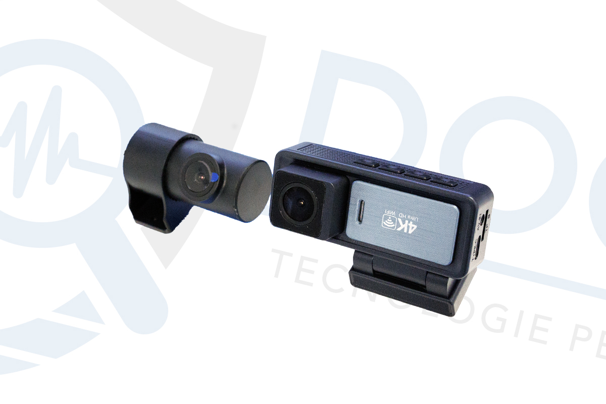Dash Cam 4K Wifi con Schermo con Seconda Telecamera Filare DASH.05