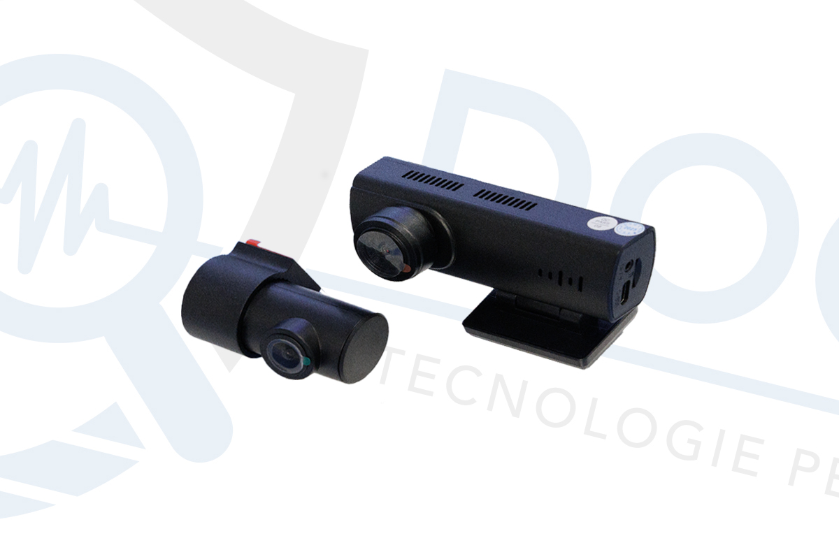 Dashcam Wi-Fi UHD con Visione Notturna, WDR e Telecamera Posteriore DASH.03