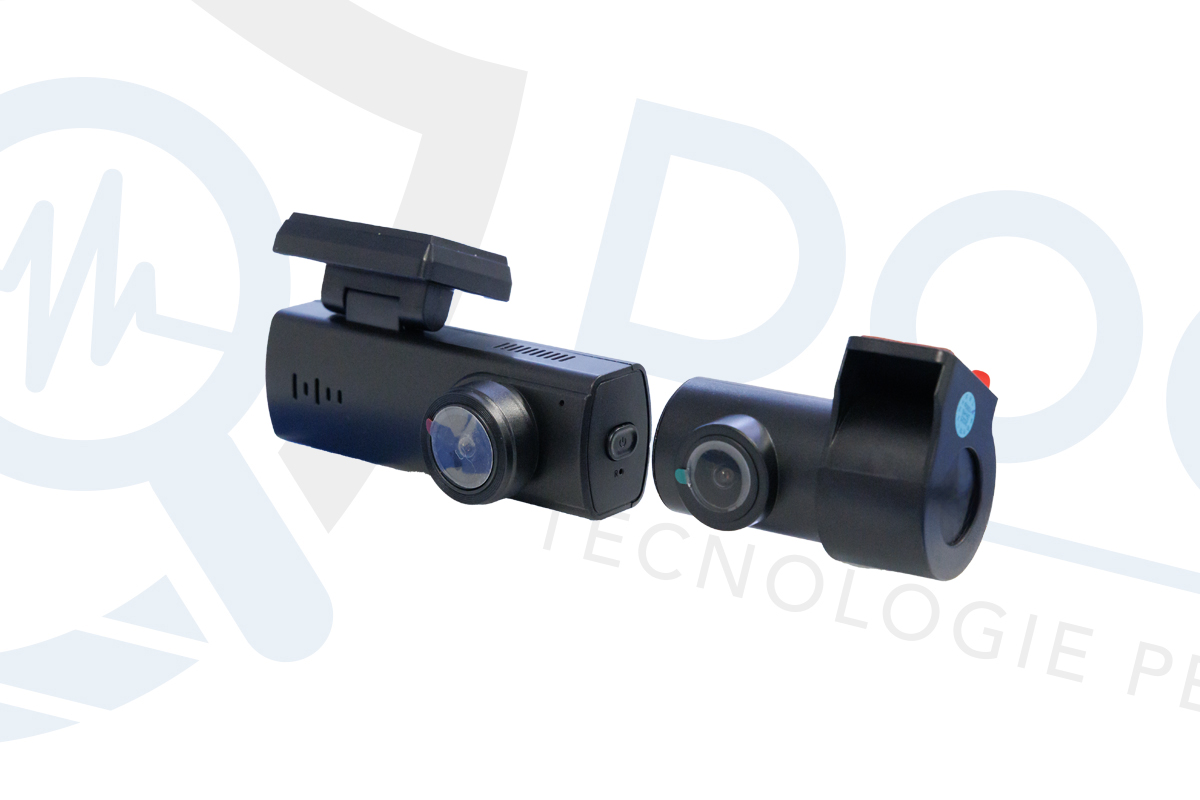Dashcam Wi-Fi UHD con visione notturna, WDR e telecamera posteriore DASH.03