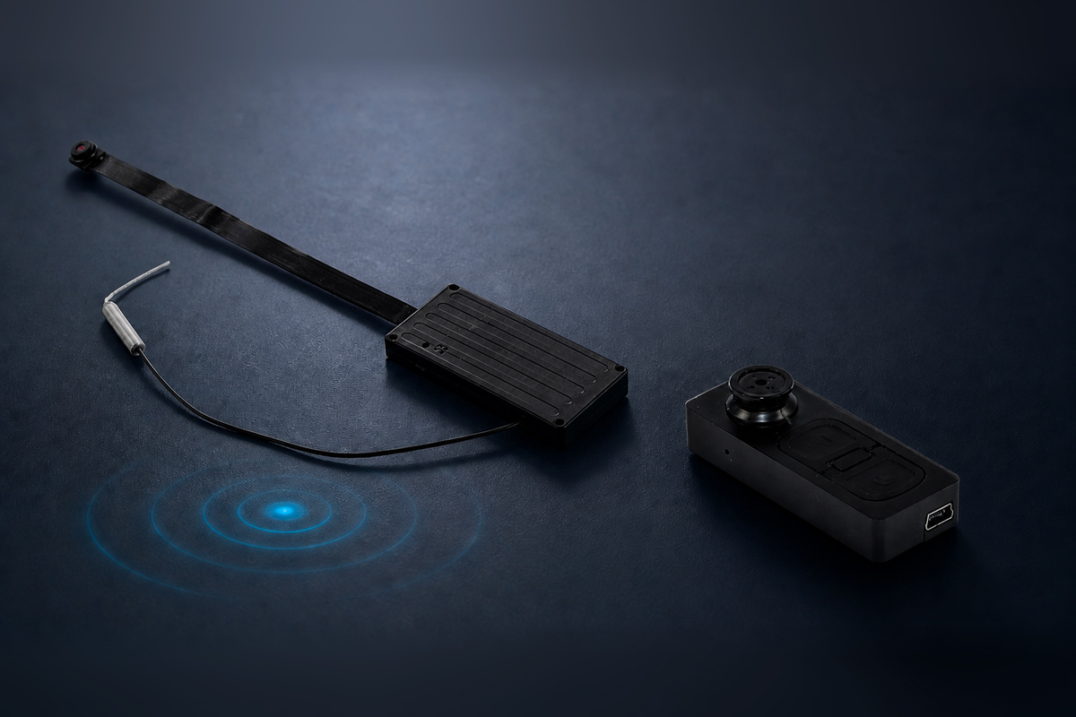 Confronto tra una microcamera Wi-Fi e una telecamera spia con registrazione DVR
