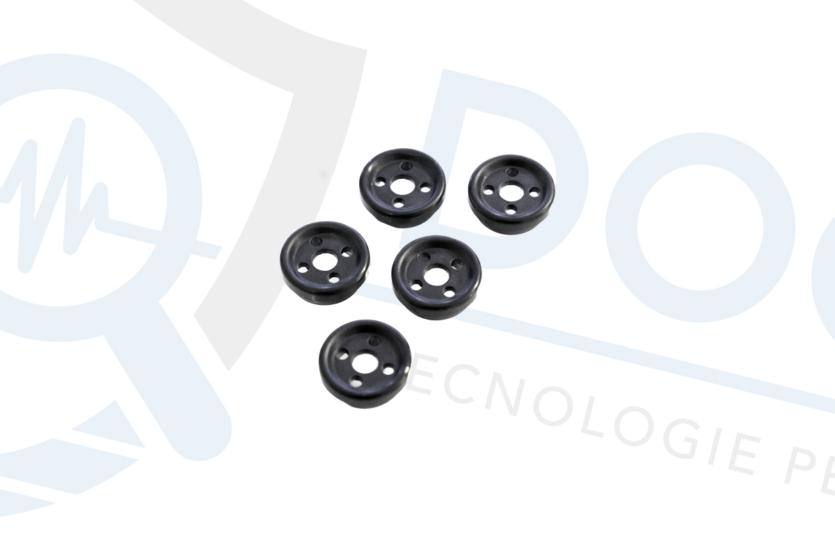 Set di 5 bottoni neri per microcamere Doctorspy ACC.18